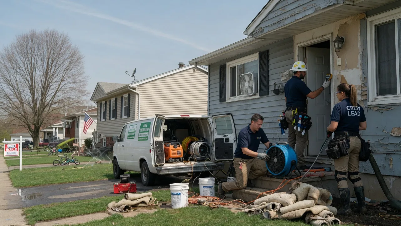 Flood Cleanup in Dickerson Run, PA near me
